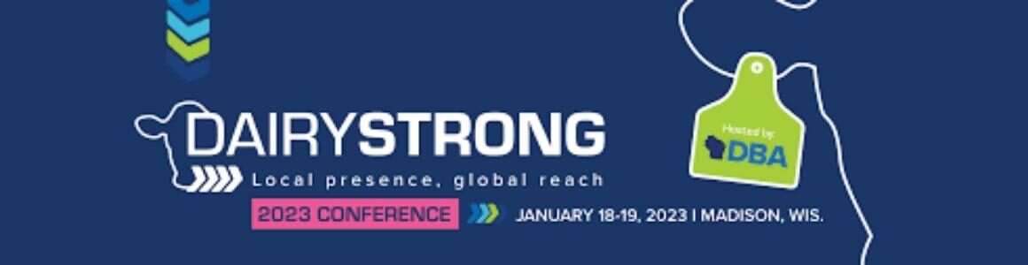 Dairy Strong Conference banner