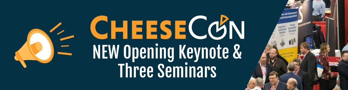 NEW Opening Keynote & Three Seminars For CheeseCon 2023 banner